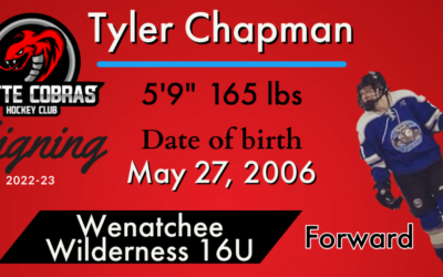 Tyler Chapman first tender signing for 2022-23