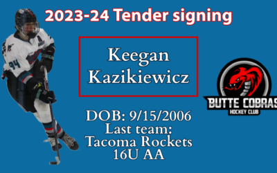 Tacoma forward Keegan Kazikiewicz signs with Cobras